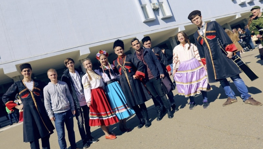 Maslenitsa in a big way celebrated in the Kuban state agrarian University