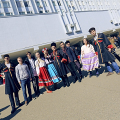 Maslenitsa in a big way celebrated in the Kuban state agrarian University