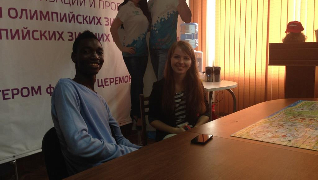 Volunteers and international students are one friendly company!