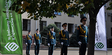 Почетный караул Краснодара на молодёжном форуме #АгроГрад.