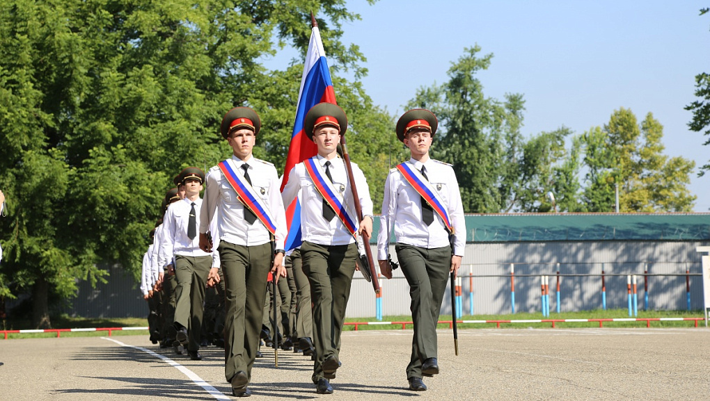 Выпуск офицеров учебного военного центра КубГАУ
