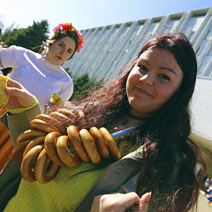 Maslenitsa in a big way celebrated in the Kuban state agrarian University
