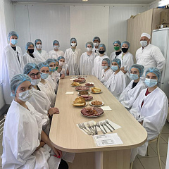 Студенты факультета ветеринарной медицины посетили мясокомбинат АО фирма "Агрокомплекс"