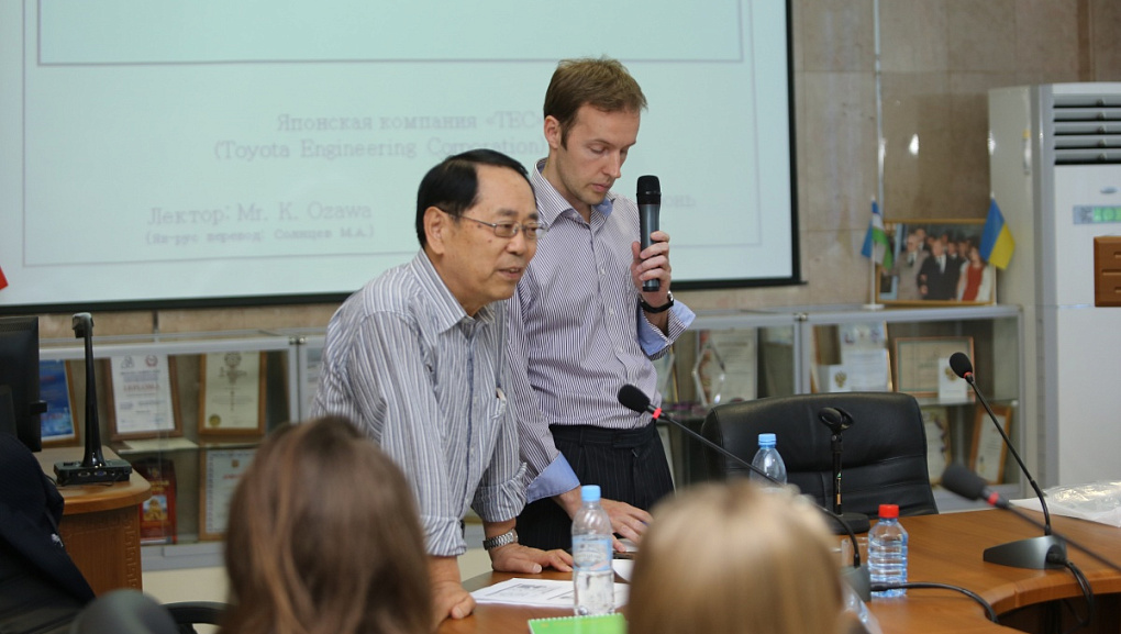 Open lecture by the Vice President of Toyota Corporation