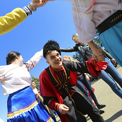 Maslenitsa in a big way celebrated in the Kuban state agrarian University