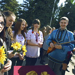 Maslenitsa in a big way celebrated in the Kuban state agrarian University