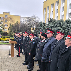 Казаки КубГАУ вошли в состав парадного расчета к 80-летию Великой Победы