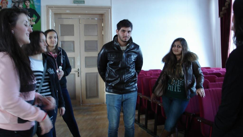 Students of  Preparatory Department for Foreign Citizens of KubSAU  in the Krasnodar Social Organization of the Greeks