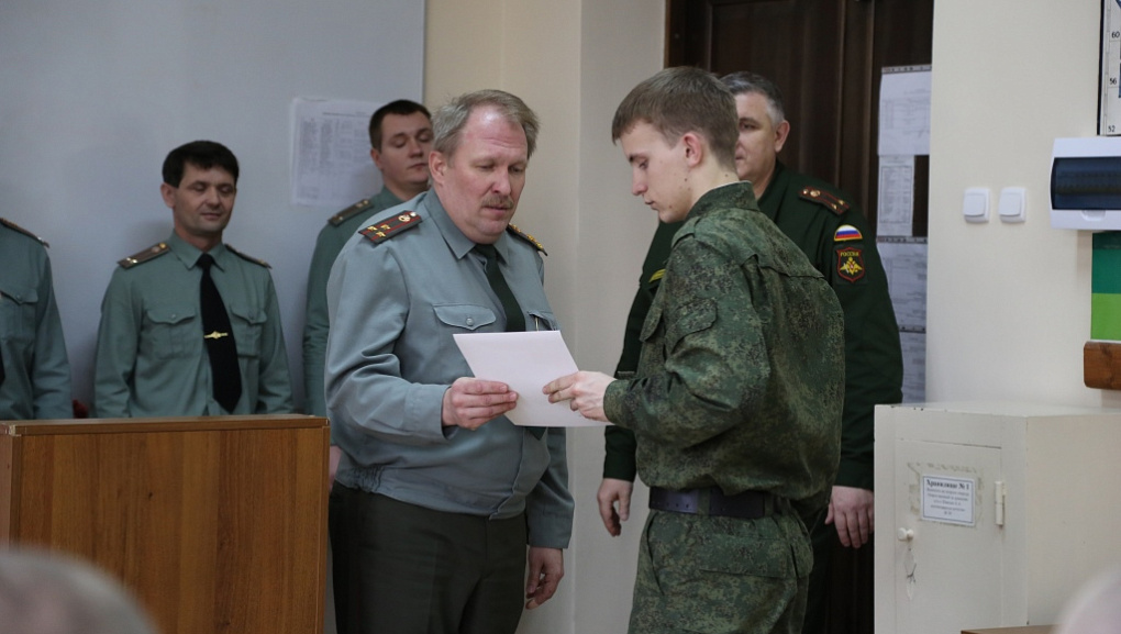 Соревнования студентов учебного военного центра