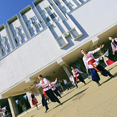 Maslenitsa in a big way celebrated in the Kuban state agrarian University