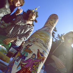Maslenitsa in a big way celebrated in the Kuban state agrarian University
