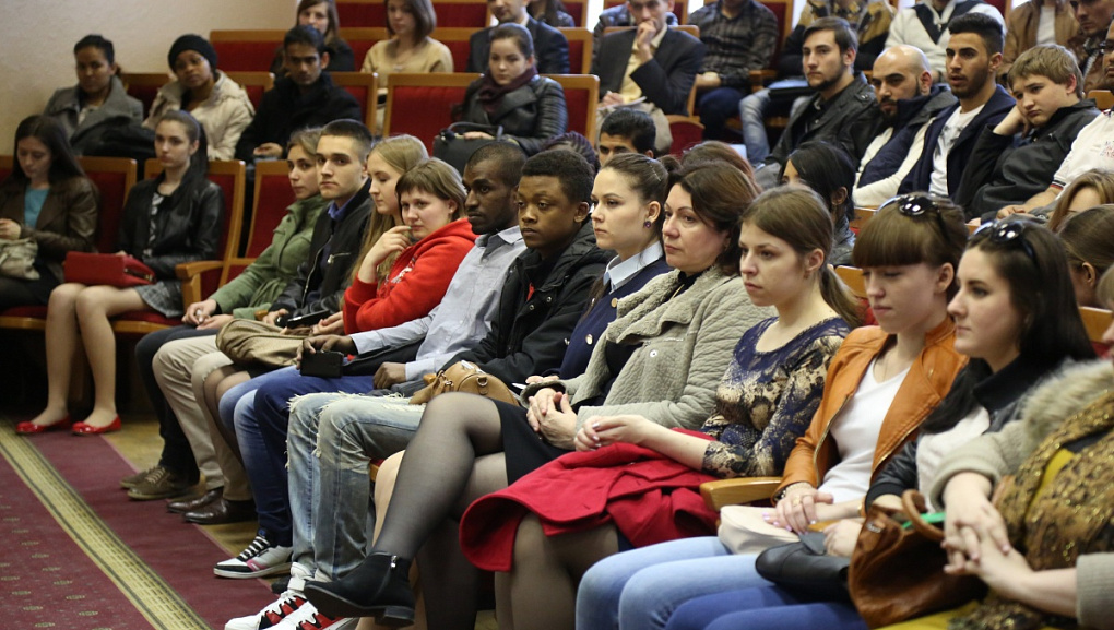 Meeting with foreign students of KubSAU
