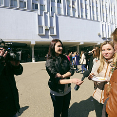 Maslenitsa in a big way celebrated in the Kuban state agrarian University