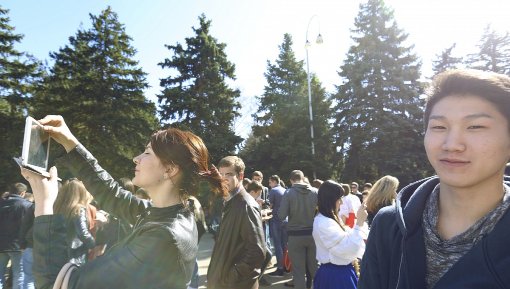 Maslenitsa in a big way celebrated in the Kuban state agrarian University
