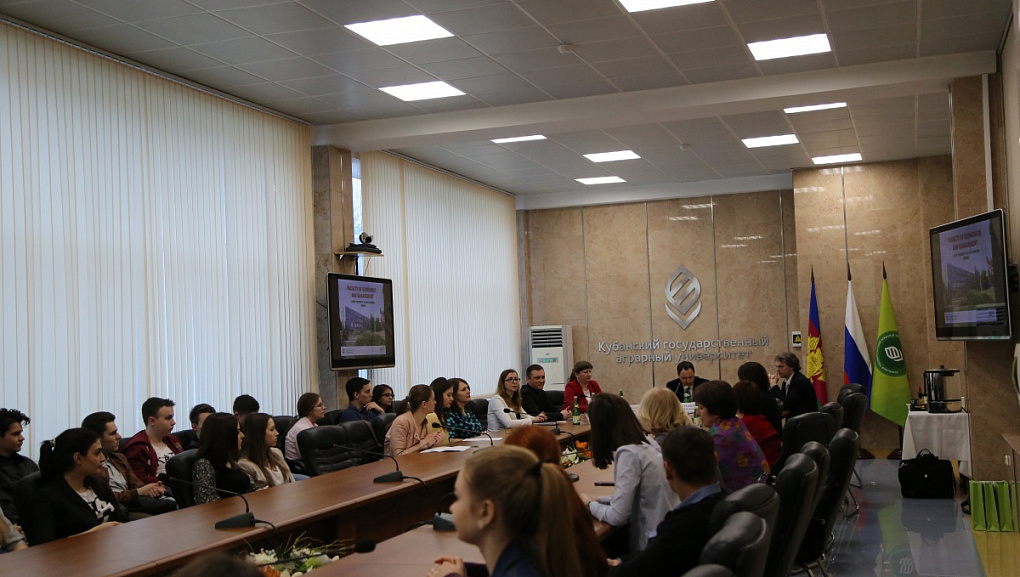 Делегация ученых из Чешского университета посетила КубГАУ