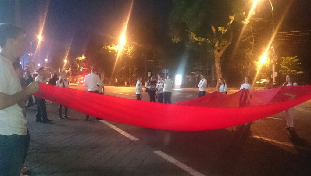 Волонтеры и студенты Кубанского ГАУ участвовали в акции «Свеча памяти»