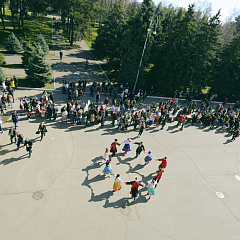 Maslenitsa in a big way celebrated in the Kuban state agrarian University