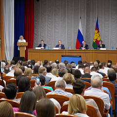 В КубГАУ прошло предуборочное совещание с губернатором Краснодарского края