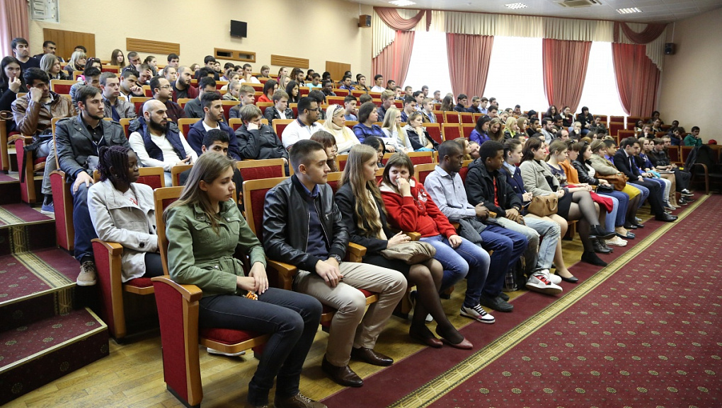 Meeting with foreign students of KubSAU