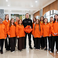 Добровольцы Кубани встретились с Артёмом Метелевым