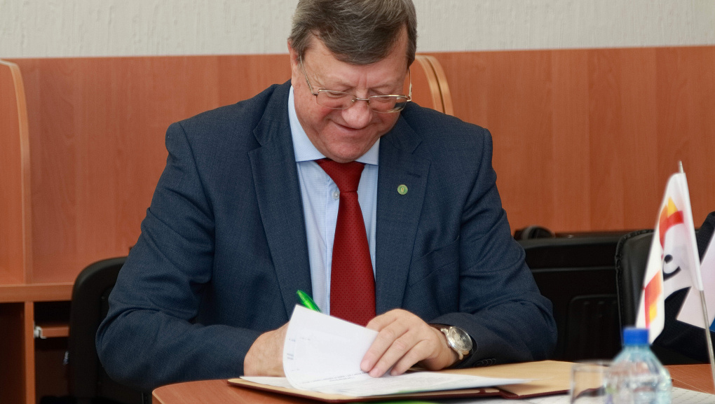 Открытие учебной лаборатории кафедры аудита 