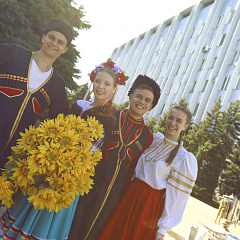 Maslenitsa in a big way celebrated in the Kuban state agrarian University