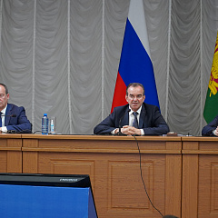 В КубГАУ прошло предуборочное совещание с губернатором Краснодарского края