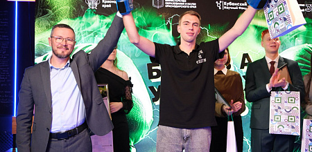 Громче всех: студент КубГАУ победил в «Битве ученых – 2025»