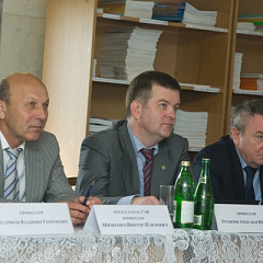 В. А. Бекетов на защите дипломных работ на факультете управления