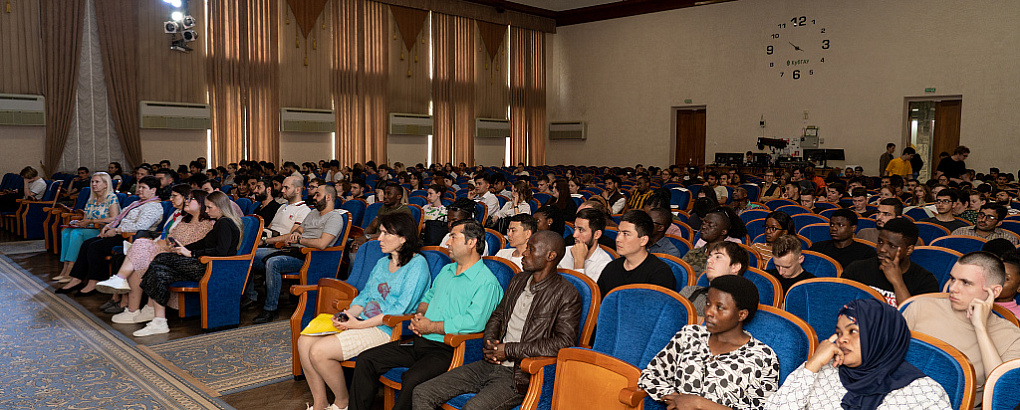 Meeting with foreign students at Kuban State Agrarian University