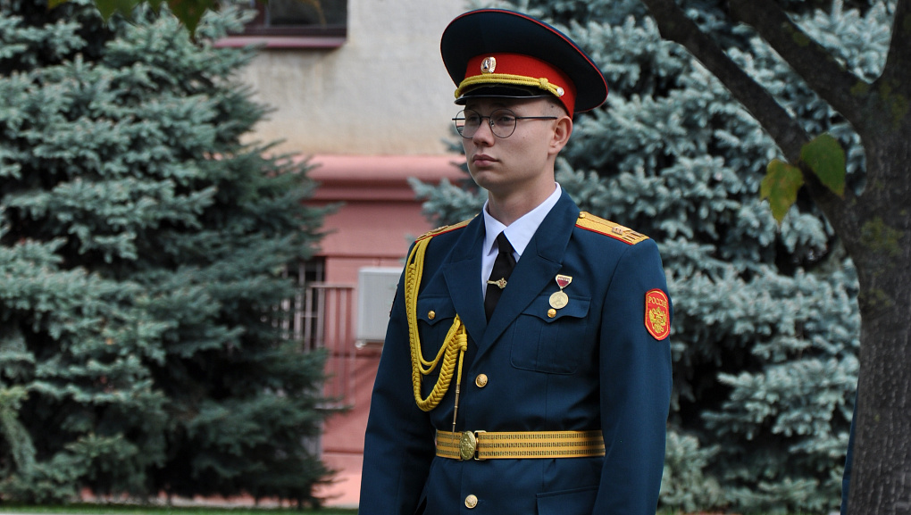 Почетный караул Краснодара на молодёжном форуме #АгроГрад.