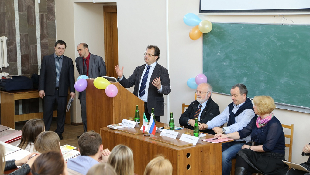 Italian scientists visiting KubSAU