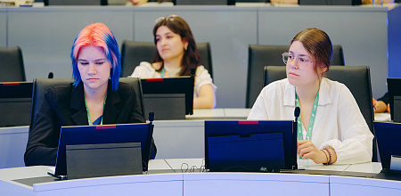 Студентка КубГАУ на Междисциплинарном образовательном форуме в Москве