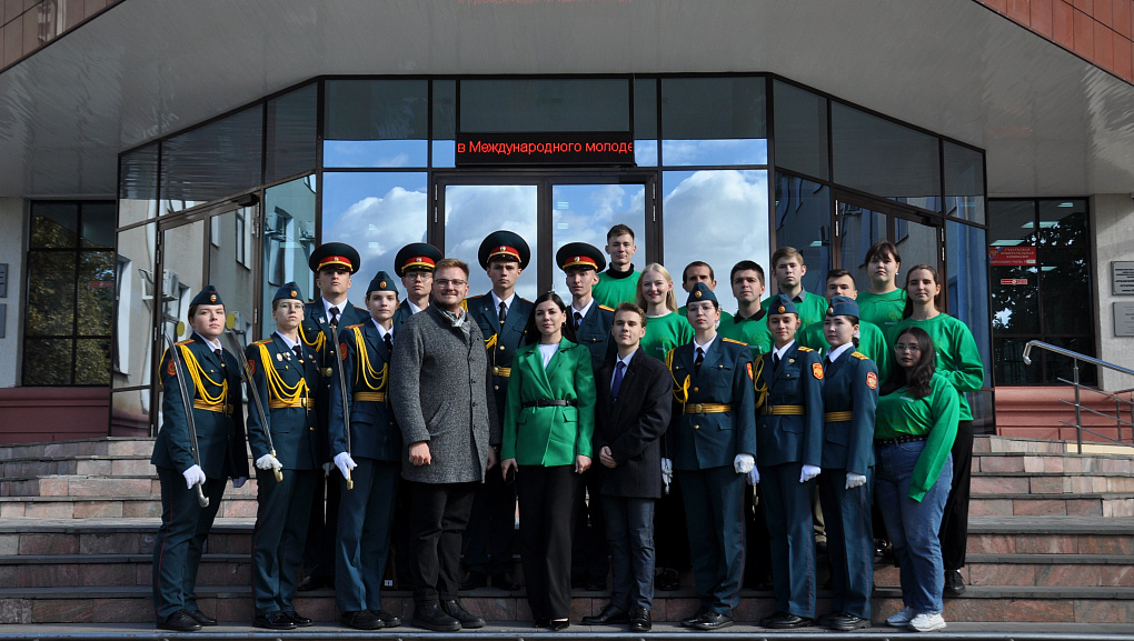 Почетный караул Краснодара на молодёжном форуме #АгроГрад.