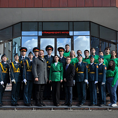 Почетный караул Краснодара на молодёжном форуме #АгроГрад.