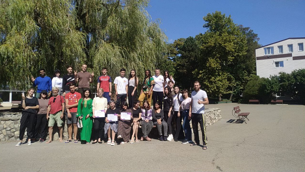 Активисты Совета интернациональной дружбы КубГАУ на фестивале интерклубов