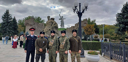 Казачья сотня КубГАУ на VI Всероссийском слёте казачьей молодёжи