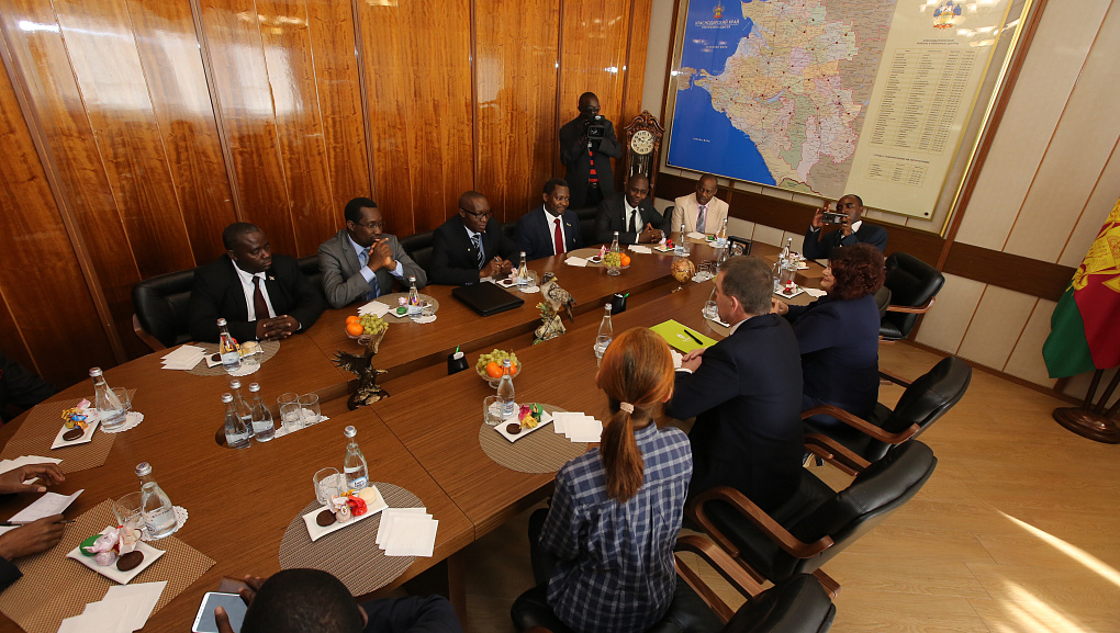 The delegation from Burundi visited Kuban SAU