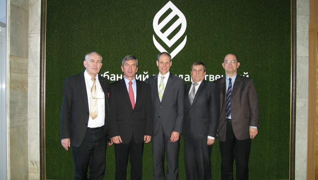 Henry Pull and Ralph Bendish visit KubSAU