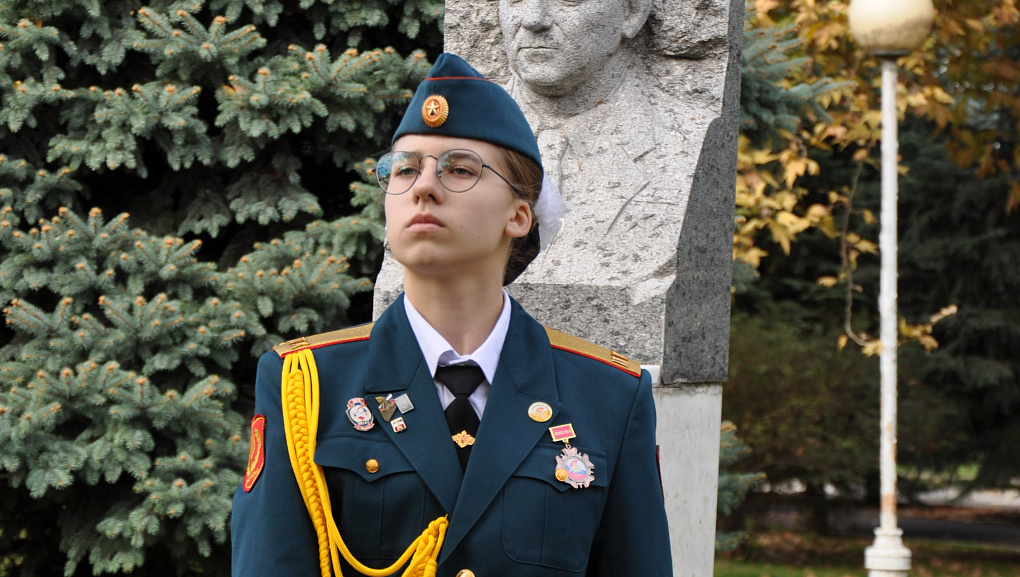 Почетный караул Краснодара на молодёжном форуме #АгроГрад.