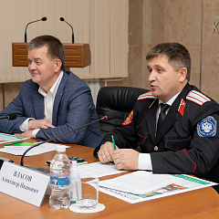 Атаман Кубанского казачьего войска встретился со студентами Кубанского ГАУ