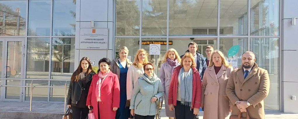 Преподаватели КубГАУ посетили Брюховецкий аграрный колледж