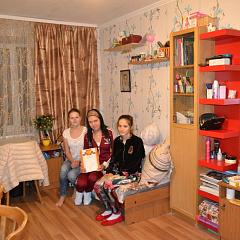 Смотр-конкурс на лучшую комнату общежития № 9