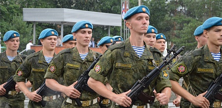 Клятва верности Родине от курсантов военной кафедры КубГАУ