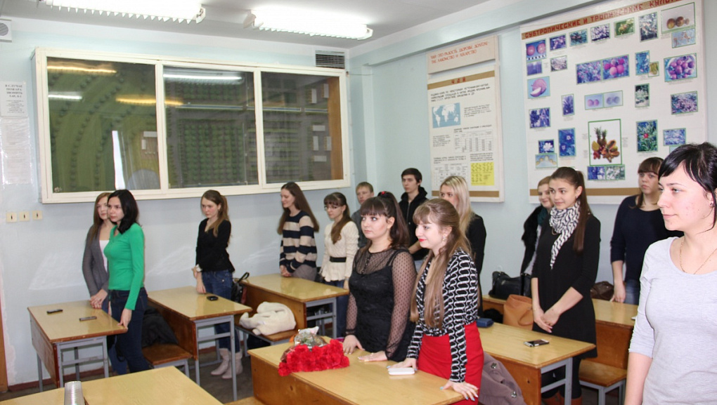 Встреча студентов с ветераном боевых действий