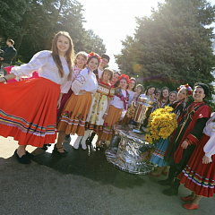 Maslenitsa in a big way celebrated in the Kuban state agrarian University