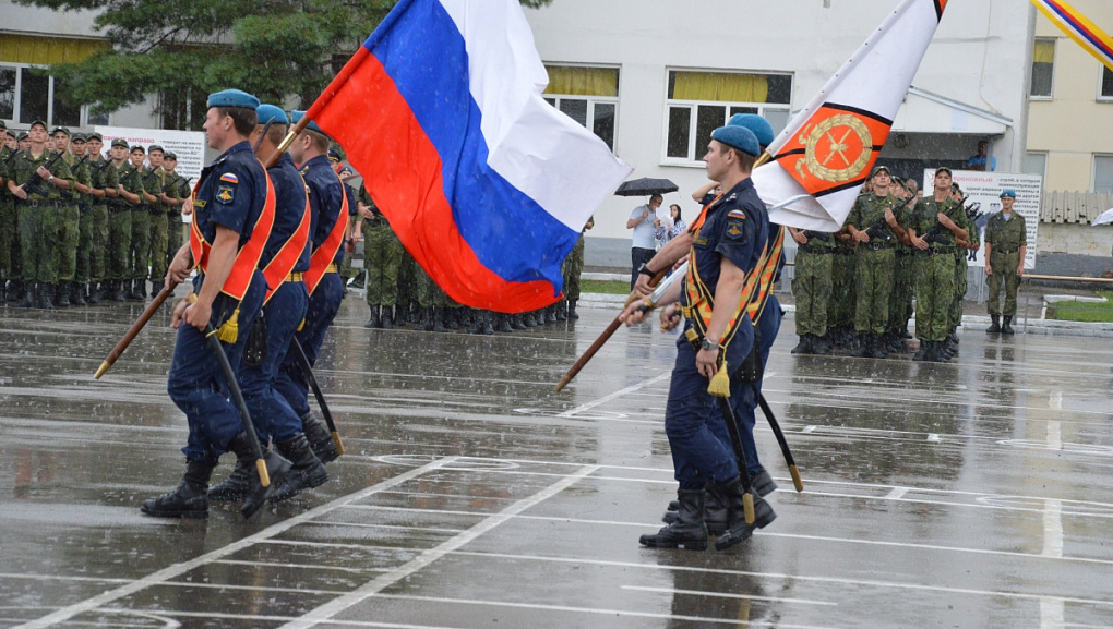 Клятва верности Родине от курсантов военной кафедры КубГАУ